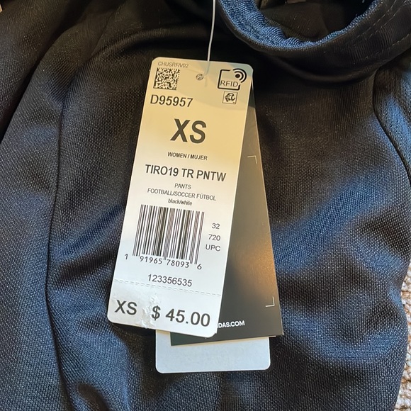 NWT Adidas XS Pants. - Picture 8 of 9